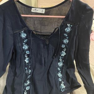 Hollister long sleeve blouse